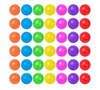 POPETPOP Lot de 100 Mini-balles de Jeu Rondes en Plastique Souple et coloré de 5,5 cm pour Piscine, Tente, Salle de Jeux pour bébé, Tunnel de Jeu pour Tout-Petits