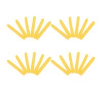POPETPOP Lot de 100 Tampons Démaquillants Compressés en Pva Jaune pour Nettoyage Doux et Complet du Visage, pour Soins Quotidiens et Utilisation en Dortoir