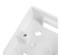 POPETPOP Lot de 12 Boîtes d'Interrupteur Murales Encastrées 86 Type Boîtes de Prise Murale Affleurantes Blanches Matériau Ignifuge Protection Anti-Poussière Compatibles pour