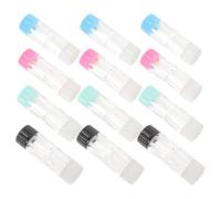 POPETPOP Lot de 12 Boîtes Scellées pour Lentilles de Contact en Plastique Rigide Rgp, Étui Double Compartiment Portable, Protège et Prolonge la Durée de Vie des Lentilles pour Voyages