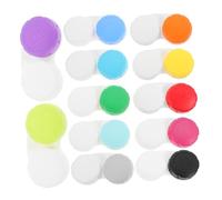 POPETPOP Lot de 12 Étuis à Lentilles De Contact Doubles Étanches, Petits Porte-Objectif en Plastique Compact, Organisateurs De Lentilles Portables pour Voyage Et Usage Quotidien