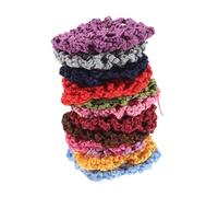 POPETPOP Lot De 12 Filets à Cheveux Tressés, Filet à Cheveux Réutilisable, Taille Unique, Maintien Du Chignon Sécurisé, Pour Danseuses Et Infirmières, Patinage Et Coiffures Professionnelles