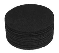 POPETPOP Lot de 12 Filtres à Charbon Rond Ø16cm pour Poubelle Et Bac à Compost en Coton Désodorisant pour Maison, Bureau Et Compostage Domestique