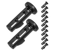 POPETPOP Lot de 12 Goupilles de Charnière pour Couvercle de Poubelle Extérieure 240 L Clips de Verrouillage Robustes en Plastique Accessoires de Rechange Résistants aux UV pour Bac à