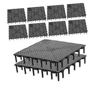POPETPOP Lot de 12 Plateaux Ventilés Et Respirants pour Aquarium Faciles À Assembler pour Diviser La Base du Réservoir