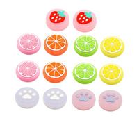 POPETPOP Lot De 14 Capuchons De Rechange Lumineux En Forme De Fruits Motif Animal En Silicone En Forme De Griffe De Chat En Gel De Silice