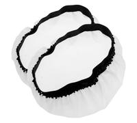 POPETPOP Lot de 2 Abat-Jours Photographiques en Tissu 27 CM Housse Diffuseur de Lampe Photo Légère et Pliable Cache-Projecteur pour Éclairage Souple en Studio et Photo Amateur