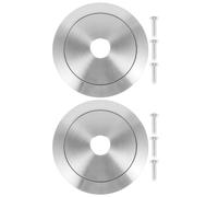 POPETPOP Lot de 2 Bagues d'Adaptation E27 pour Abat-Jour Sphérique en Métal Diamètre 60 MM Bagues de Fixation Robustes 3 Vis Accessoires pour Luminaire Fixation Stable et Sécurisée