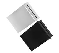 POPETPOP Lot de 2 Boîtes aux Lettres Murales en Fer Style Rustique Vintage avec Fente pour Courrier Couleurs Fer et Noir Adaptées pour Boîtes à Suggestions et Dons Usage Extérieur et