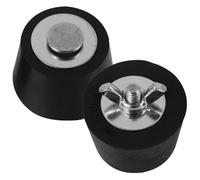 POPETPOP Lot de 2 Bouchons de Piscine en PVC 38mm pour Hivernage Extérieure, Pièces de Rechange Robustes et Filetées, Protection Anti-Gel pour Tuyaux de Piscine Hors Sol