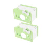 POPETPOP Lot De 2 Cachettes pour Cochons Dinde Jouets Descalade Matériau PVC Maison De Couchage Sûre pour Hamster