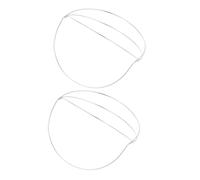 POPETPOP Lot De 2 Cadres Diy Couronne Pratique 4 Couches 2pcs Électrophorèse Blanche Serrage-tête Accessoire Coiffure Fête Concours Beauté