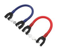 POPETPOP Lot de 2 Connecteurs de Ski D’Hiver Bleu et Rouge Taille Unique Corde Élastique Résistante Accessoires Professionnels pour Entraînement au Ski et Contrôle de Vitesse Compatible