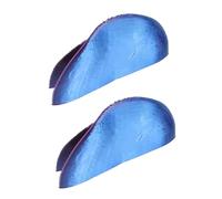 POPETPOP Lot de 2 Décorations Champignons 3D Imprimées pour Aquarium et Terrarium Accessoires Résistants à L’Eau en Plastique Coloré Jaune Bleu et Violet Cachettes pour Reptiles et