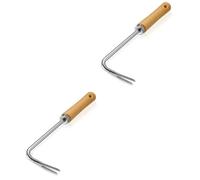 POPETPOP Lot De 2 Désherbeurs pour Enlever Plantes Jardinage Bordures Pelouse Déracinement Desserrage Poignée Outil De Désherbage Manuel pour Cultivateur De Jardin