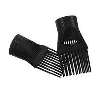 POPETPOP Lot de 2 Embouts Peigne pour Sèche-cheveux en Plastique, Buse Large Multifonction pour Séchage Rapide, Conseils de Coiffage Précis, Accessoires Coiffure Adaptés Usage Maison