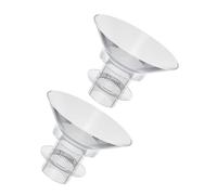 POPETPOP Lot de 2 Inserts de Bride en Silicone 13 Mm pour Tire-lait Portables, Adaptation Petite Taille, Connecteurs Souples Compatibles, Accessoires D’allaitement Pratique pour Maman