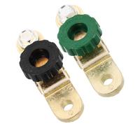 POPETPOP Lot de 2 Interrupteurs de Déconnexion Électrique Négative pour Batterie Automobile, Borne Supérieure, Coupure Rapide, Compatible Voitures, Camions, Quads et Bateaux, Indicateur