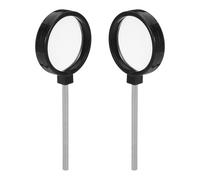 POPETPOP Lot de 2 Lentilles Optiques en Verre 5 CM Biconcaves et Double Convexes Portatives Kit Pédagogique pour Expériences Physiques Fournitures Optiques Précises pour Laboratoire