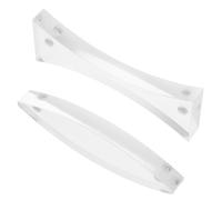 POPETPOP Lot de 2 Lentilles Optiques Magnétiques Transparentes en Acrylique Double Convexe et Double Concave Kit D'expériences Scientifiques en Physique pour Laboratoire Pédagogique