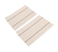 POPETPOP Lot de 2 Mèches en Coton Plate 16,1 X 10 Cm pour Lampe à Pétrole, Remplacement pour Lanterne à Huile, Mèche de Rechange pour Poêle à Pétrole, Usage Intérieur et Extérieur,