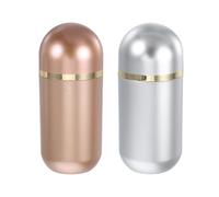 POPETPOP Lot de 2 Mini-bouteilles en Plastique 10ml Légères et Faciles à Transporter pour Rangement de Remède et Accessoires de Paquet à Main en Voyage la Maison
