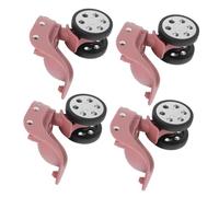 POPETPOP Lot De 2 Paires De Roulettes Pivotantes De Rechange Pour Valises Roulettes De Rechange Pour Valises Roulettes De Rechange Pour Valises Roulettes De Rechange En Abs Or Rose