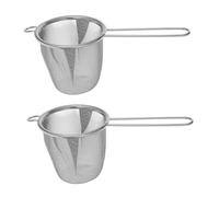 POPETPOP Lot De 2 Passoires À Thé En Acier Inoxydable Infuseurs À Thé À Maille Fine Avec Manche Long Filtres Réutilisables Pour Feuilles De En Vrac Et Herbes Accessoires Pratiques Pour Cuisine 6.89In
