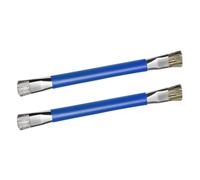 POPETPOP Lot de 2 Pinceaux de Détail Antistatiques pour Carte Mère de Téléphone, Brosses à Double Tête ESD Sécurisées, Petite Brosse de Nettoyage Bleue pour Appareils Électroniques