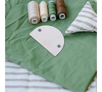 POPETPOP Lot de 2 Plaques à Repriser Renforcées pour Machine à Coudre Industrielle Plaque à Aiguille de Rechange en Acier Compatible Couture de Tissus à Perles et Robes de Mariée Usage