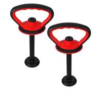 POPETPOP Lot de 2 Poignées Réglables pour Kettlebell Fitness Base et Écrou en Métal Accessoires de Musculation Compacts pour Entraînement Fonctionnel à Domicile Salle Kit Débutant
