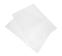 POPETPOP Lot De 2 Porte-Documents Muraux Suspendus 24x33x1 Cm PVC Résistant pour Organisation De Dossiers Bureau Et Rangement Courrier Mural Professionnel