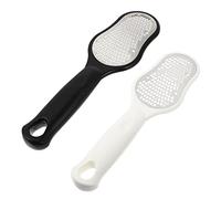 POPETPOP Lot De 2 Râpes à Callosités En Acier Inoxydable Avec Couvercles, Double Face, Taille Standard, Pour Femmes Et Hommes, Élimination Des Peaux Mortes Et Soins Des Pieds à Domicile