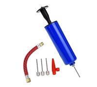 POPETPOP Lot de 2 Sets de Gonfleurs de Ballon Basketball et Football Américain 15 Cm Plastique Solide Pompe à Air Double Action Aiguille et Tube Flexible Portable Sport Usage Extérieur