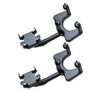 POPETPOP Lot de 2 Supports de Téléphone Rotatifs Universels pour Rétroviseur de Voiture Support Flexible Compatible Enregistreur de Parcours et Système de Navigation Fixation Stable pour