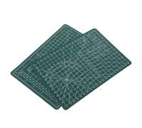 POPETPOP Lot de 2 Tapis de Découpe en Pvc Vert Portables Marquages Précis, Tapis D'écriture pour Bureau et Sessions de Devoirs, pour Étudiants et Amateurs de Bricolage