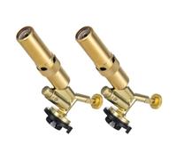 POPETPOP Lot De 2 Têtes De Chalumeau À Gaz : Allume-feu Portable Et Réglable pour L'extérieur, Idéal pour La Cuisine, Barbecue, Camping Ou Grillades.