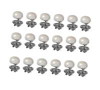 POPETPOP Lot De 20 Boutons En Métal Fermoir Boutons Nacrés Instantanés Pour Chemises Et Créations Artisanales Adaptés Aux Banquets Et Présents