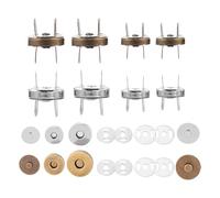 POPETPOP Lot de 20 Boutons Magnétiques en Fer Robustes pour Couture, Accessoires DIY pour Vêtements et Couvertures, Fermoirs Résistants à L'usure, Remplacement