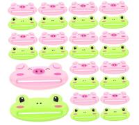 POPETPOP Lot De 20 Distributeurs De Dentifrice D’animaux, Extrudeurs Pratiques Et Amovibles, Matériau Solide Et Portable, Accessoires Pour Salle De Bain Et Soins Quotidiens, Gadgets Maison