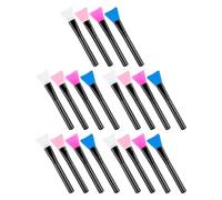POPETPOP Lot de 20 Pinceaux Applicateurs en Silicone pour Masque Facial Doux et Réutilisables Pinceaux Visage pour Masque Gel Multicolores Outil Soin Peau Voyage et Usage Quotidien