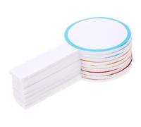 POPETPOP Lot de 20 Planches à Bras Blanches Légères en Carton K, Mini Tableau Blanc Effaçable à Sec Portable pour Jeux et Tableaux de Score Couleur Aléatoire