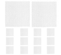 POPETPOP Lot de 20 Plaques en Maille D’Acier Inoxydable 75 X 75 CM pour Aquarium Filet Flexible pour Mousse et Plantes Aquatiques Support Solide Antirouille pour Aquascaping et