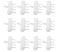 POPETPOP Lot de 20 Répartiteurs de Pompe à Air Aquarium 4 Sorties 8 Mm vers 4 Mm, Connecteurs Blancs pour Contrôle du Flux d'air, Accessoires pour Distribution D'oxygène Aquarium et
