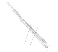 POPETPOP Lot de 20 set de Aiguilles à Perler Fines Création de Bijoux 10 Tailles Aiguille Longue 17 CM Outils Polyvalents pour Bracelets et Colliers Accessoires Précis pour Enfiler les