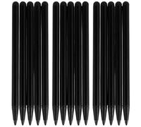 POPETPOP Lot de 20 Stylets Capacitifs Universels pour Tablette et Smartphone Stylo Tactile Multifonction Noir Précision Élevée pour Dessin Prise de Notes et Jeux Usage Bureautique et