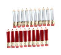 POPETPOP Lot de 20 Tubes Vides pour Gloss à Lèvres Forme Crayon, Plastique Réutilisable, pour Voyage et Débutants, Contenant pour Huile et Liquide Colorant