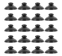 POPETPOP Lot de 20 Ventouses en Caoutchouc Noir pour Pompe à Oxygène D'aquarium, Ventouses Fixes Grand Modèle, Accessoires pour Pompe Submersible, Fixation Stable pour Tubes D'aération