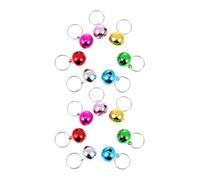 POPETPOP Lot de 24 Clochettes Multifonctions 14 Mm Couleur Pastel Métal Peint Résistantes pour Animaux de Compagnie Création DIY Décoration Festive