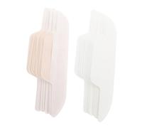 POPETPOP Lot De 24 Coussinets Anti-transpiration Jetables Pour Cols Et Casquettes, Ultra-minces 290x68 Mm, Doublure Absorbante Et Adhésive, Unisexe Pour Chemises Et T-shirts En Usage Quotidien